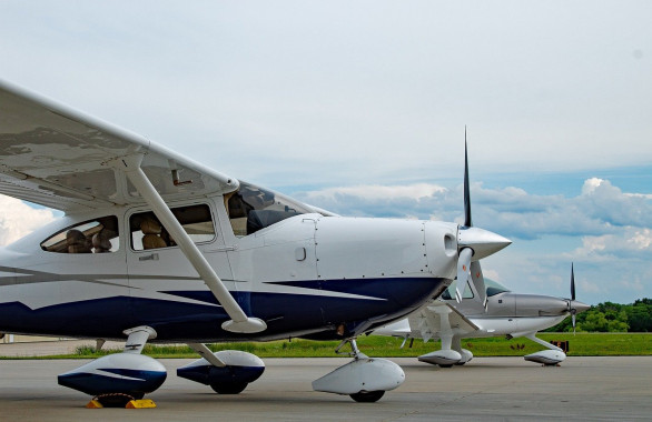 Cessna Sitting on Runway